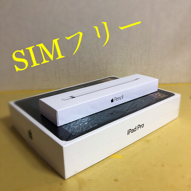 最新のデザイン Apple - SIMフリーApplePencil 64GB iPadPro10.5インチ