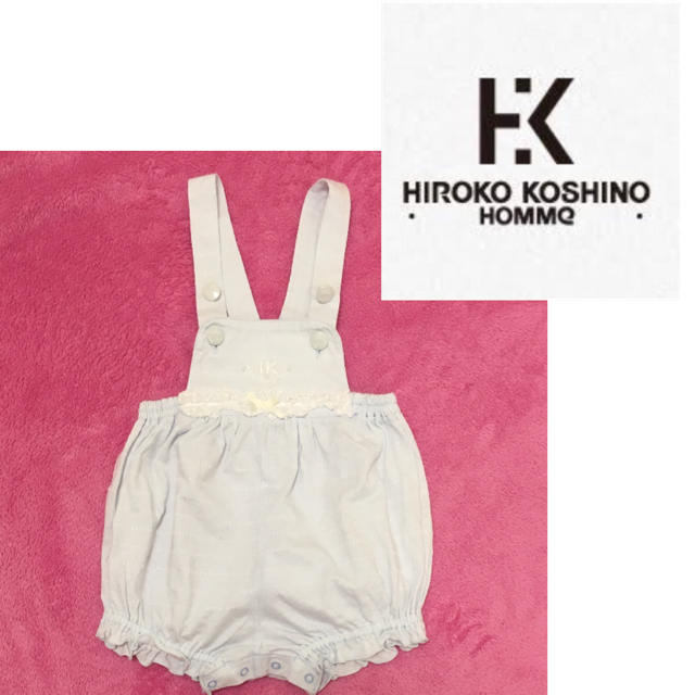 HIROKO KOSHINO(ヒロココシノ)の美品 HIROKO KOSHINO ロンパース 80cm キッズ/ベビー/マタニティのベビー服(~85cm)(ロンパース)の商品写真