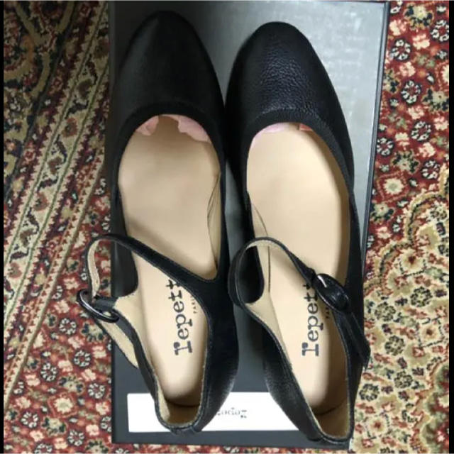 repetto(レペット)のレペット 新品  repetto バレエ レザー パンプス　ウェッジソール レディースの靴/シューズ(ハイヒール/パンプス)の商品写真