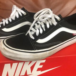 ヴァンズ(VANS)のVANS OLD SKOOL PRO BLACK/WHITE　中古(スニーカー)