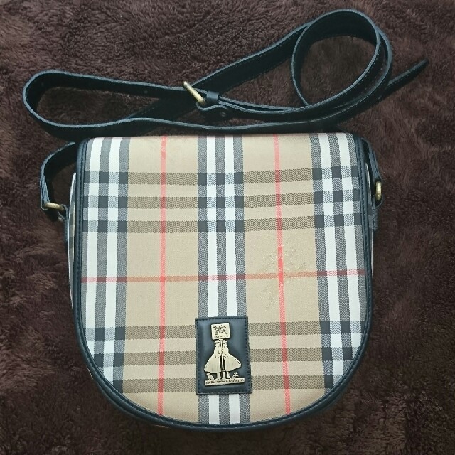 BURBERRY - 【希少品】shelter under a Burberry ショルダーバッグの通販 by mi-pon!'s shop