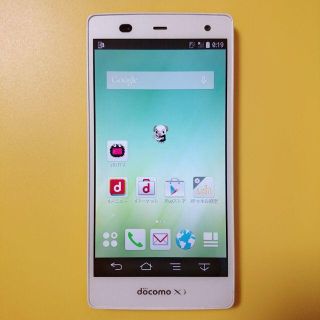 フジツウ(富士通)の美品 ドコモ ARROWS NX F-01F ホワイト スマホ 送料込み(スマートフォン本体)