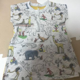 グラニフ(Design Tshirts Store graniph)のgraniphおさるのジョージワンピース(ワンピース)