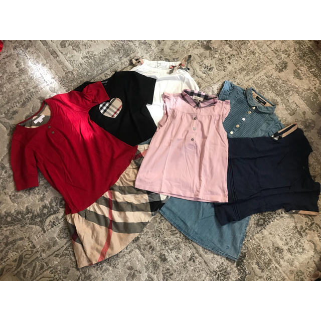 BURBERRY(バーバリー)の美品 バーバリーロンドン 8Y 128㎝、120㎝ 6点セット キッズ/ベビー/マタニティのキッズ服女の子用(90cm~)(ワンピース)の商品写真