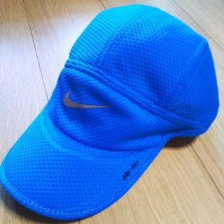 ナイキ(NIKE)のmimitaさま専用   美品  ナイキ  夏用  キャップ    ブルー(帽子)