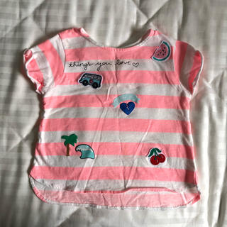 ザラキッズ(ZARA KIDS)の【80】ZARA BabyGirl ボーダーTシャツ(Ｔシャツ)