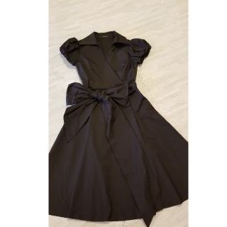 フォクシー(FOXEY)の美品　FOXEY　フレアワンピース(ひざ丈ワンピース)