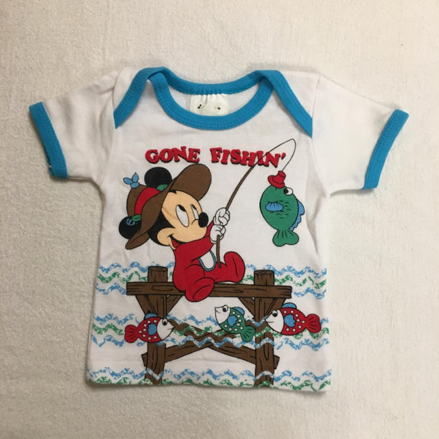 Disney(ディズニー)のchopさま専用★Disney baby ミッキーTシャツ＆パンツ＆シューズ キッズ/ベビー/マタニティのベビー服(~85cm)(Ｔシャツ)の商品写真