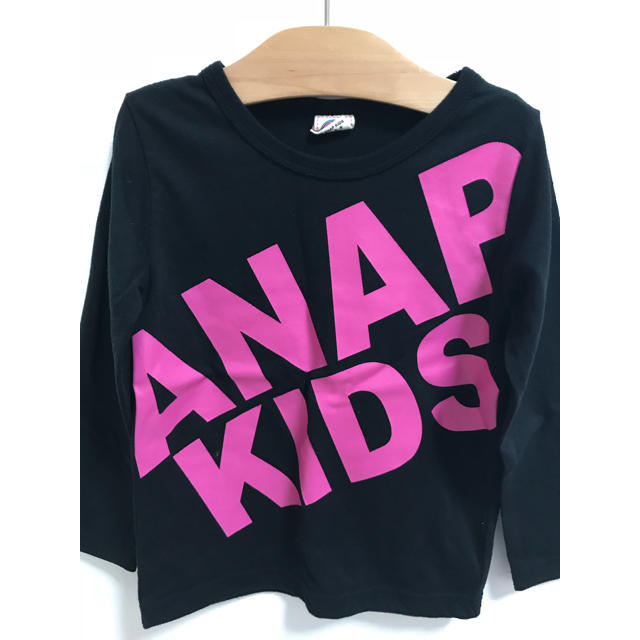 ANAP Kids(アナップキッズ)のANAP KIDS  ロングTシャツ100  新品未使用品 キッズ/ベビー/マタニティのキッズ服女の子用(90cm~)(Tシャツ/カットソー)の商品写真