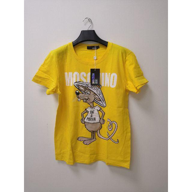 MOSCHINO(モスキーノ)のLOVE MOSCHINO Tシャツ ネズミ ロゴ 可愛い プリント XL レディースのトップス(Tシャツ(半袖/袖なし))の商品写真