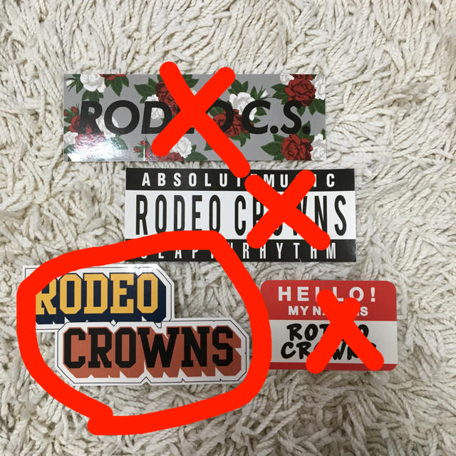 RODEO CROWNS(ロデオクラウンズ)のKYさま専用　ロデオクラウンズ ステッカーSET レディースのレディース その他(その他)の商品写真