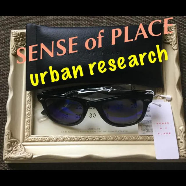 SENSE OF PLACE by URBAN RESEARCH(センスオブプレイスバイアーバンリサーチ)のセンスオブプレイス バイアーバンリサーチ Ｆ.サングラス レディースのファッション小物(サングラス/メガネ)の商品写真