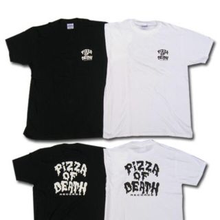 ハイスタンダード(HIGH!STANDARD)のPIZZA OF DEATH ピサ オブ デス Tシャツ 白 新品(ミュージシャン)