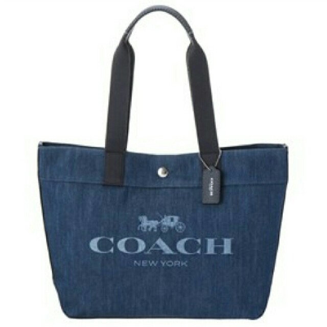 COACH デニムトートバッグ