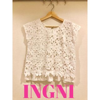 イング(INGNI)のINGNI レーストップス(カットソー(半袖/袖なし))