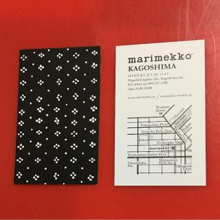 マリメッコ(marimekko)のマリメッコ ショップカード 鹿児島店 ムイヤ(その他)