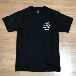 シュプリーム(Supreme)のanti social social club tee tシャツ s 黒(Tシャツ/カットソー(半袖/袖なし))