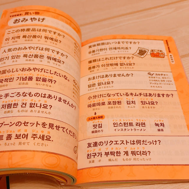 韓国語 フレーズ集取り置き！！ エンタメ/ホビーの本(語学/参考書)の商品写真