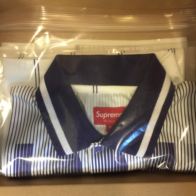 Supreme(シュプリーム)の白S supreme soccer polo サッカー ユニホーム メンズのトップス(ポロシャツ)の商品写真
