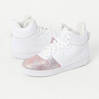 ナイキ(NIKE)のNIKE コート バーロウ white×rose pink(スニーカー)