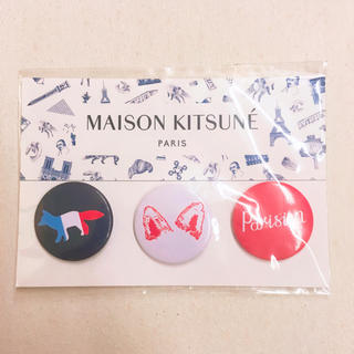 メゾンキツネ(MAISON KITSUNE')のkitsuneの缶バッチ(その他)
