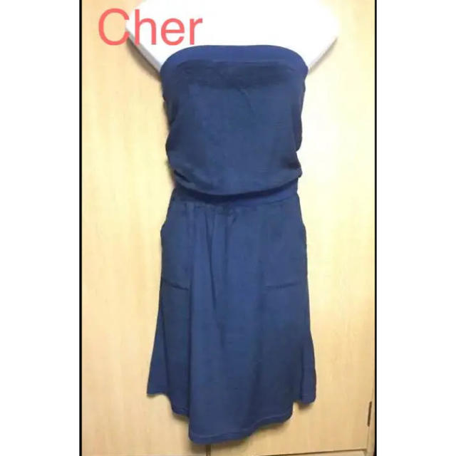Cher(シェル)のCher Shore パイルワンピ レディースのワンピース(ミニワンピース)の商品写真