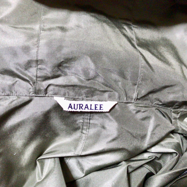 COMOLI(コモリ)のauralee 18ss シルクタフタ フーデッドコート メンズのジャケット/アウター(モッズコート)の商品写真