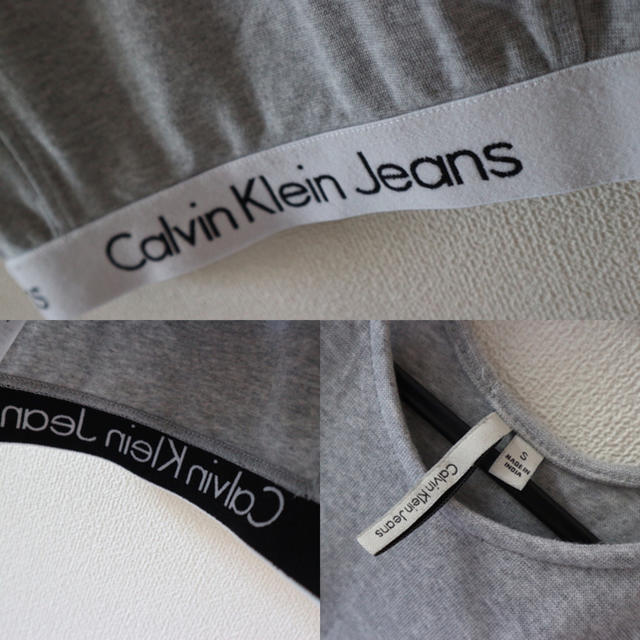 Calvin Klein(カルバンクライン)のカルバンクライン ノースリーブカットソー S 日本未入荷 レディースのトップス(カットソー(半袖/袖なし))の商品写真