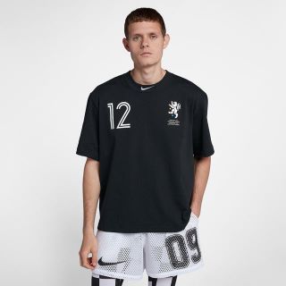 ナイキ(NIKE)のNike OFF-WHITE Football Mon Amour Tシャツ 黒(Tシャツ/カットソー(半袖/袖なし))