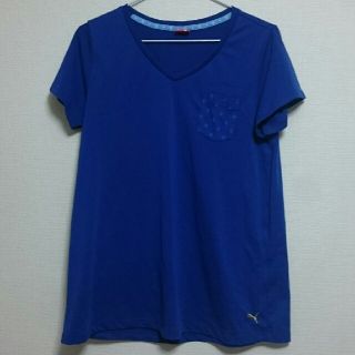 プーマ(PUMA)のPUMA★デザインＴシャツ★レディースＯ(Tシャツ(半袖/袖なし))