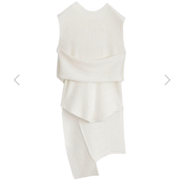 ameri vintage ♡MEDI SWAY RIB KNIT - 3