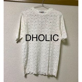 ディーホリック(dholic)の【新品未使用】DHOLIC レースTシャツ(Tシャツ(半袖/袖なし))