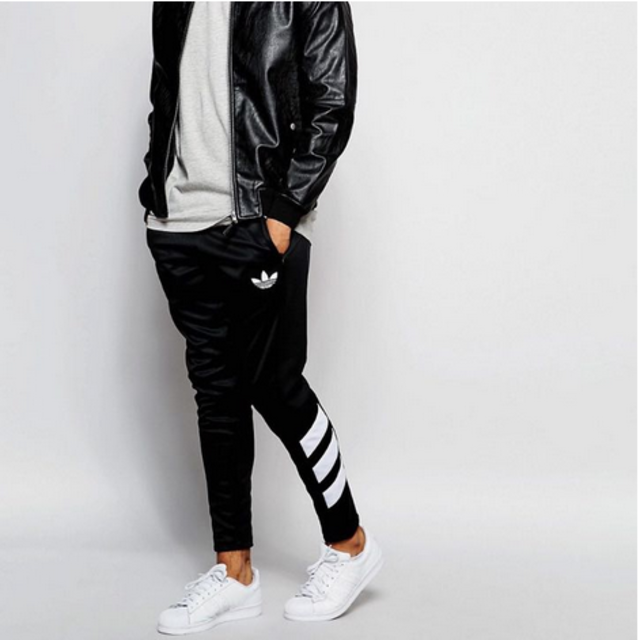 Adidas Originals Skinny Joggers Black　M