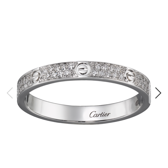 Cartier(カルティエ)のカルティエ、リング、ダイヤ レディースのアクセサリー(リング(指輪))の商品写真