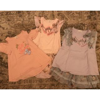 ジルスチュアートニューヨーク(JILLSTUART NEWYORK)のジルスチュアート 130㎝ 4点セット 美品(Tシャツ/カットソー)