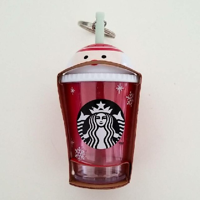 Starbucks Coffee(スターバックスコーヒー)の新品☆スターバックス 限定 サンタさん キーホルダー 韓国 レディースのファッション小物(キーホルダー)の商品写真