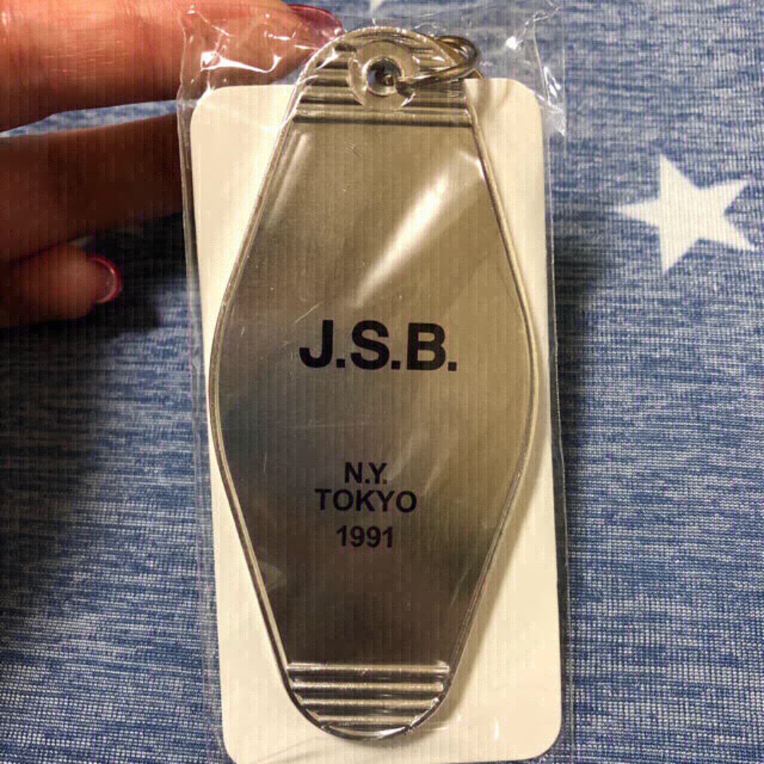 三代目 J Soul Brothers(サンダイメジェイソウルブラザーズ)のJSB Logo Motel Key Holder キーホルダー 正規品 レディースのファッション小物(キーホルダー)の商品写真