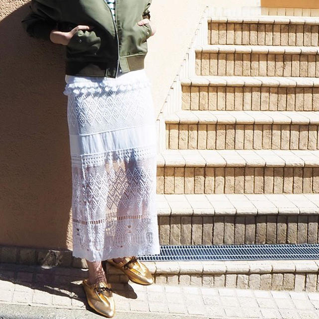 TOMORROWLAND(トゥモローランド)のお値下げ！！！tomorrowland（macphee）スカート レディースのスカート(ロングスカート)の商品写真
