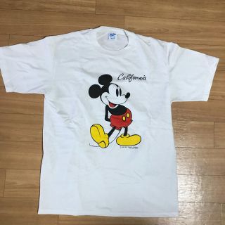ディズニー(Disney)のミッキー ヴィンテージ tシャツ 80s ビンテージ L(Tシャツ/カットソー(半袖/袖なし))