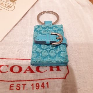 コーチ(COACH)の新品★COACH★フォトケースキーホルダー(キーホルダー)