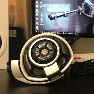 ゼンハイザー(SENNHEISER)の専用！ Sennheiser Hd800 美品 バランスケーブル(ヘッドフォン/イヤフォン)