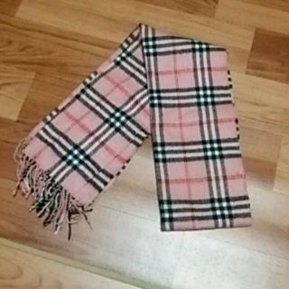 バーバリー(BURBERRY)のミルクさん専用＊チェックマフラー(マフラー/ショール)