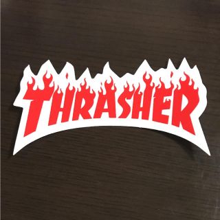 スラッシャー(THRASHER)の【縦4.7cm横8.2cm】THRASHER ステッカー(ステッカー)