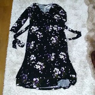 ローラアシュレイ(LAURA ASHLEY)のお値下げ★ローラアシュレイ　ジャージ素材ワンピース　１１号(ロングワンピース/マキシワンピース)