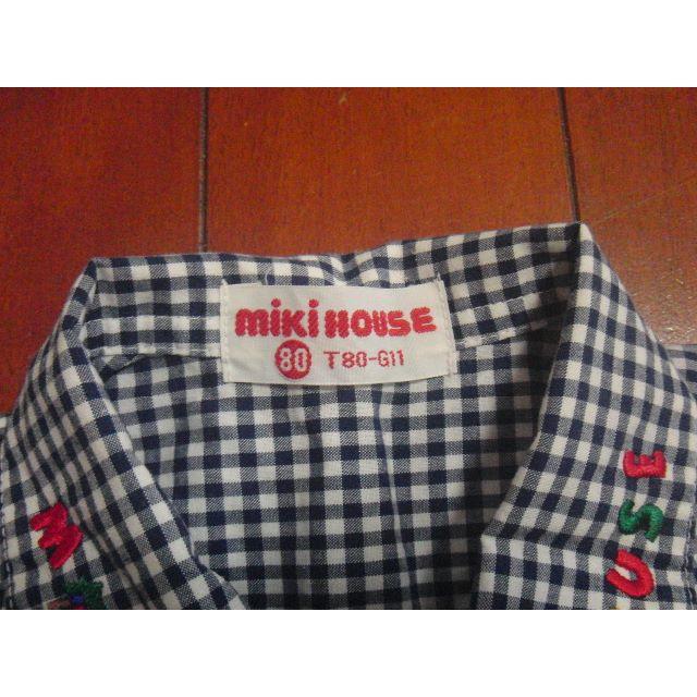 mikihouse(ミキハウス)のミキハウス　半袖シャツ キッズ/ベビー/マタニティのベビー服(~85cm)(シャツ/カットソー)の商品写真