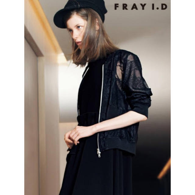 FRAY I.D(フレイアイディー)のレースシースルーブルゾン 美品¥20,520→¥9,800 レディースのジャケット/アウター(ブルゾン)の商品写真