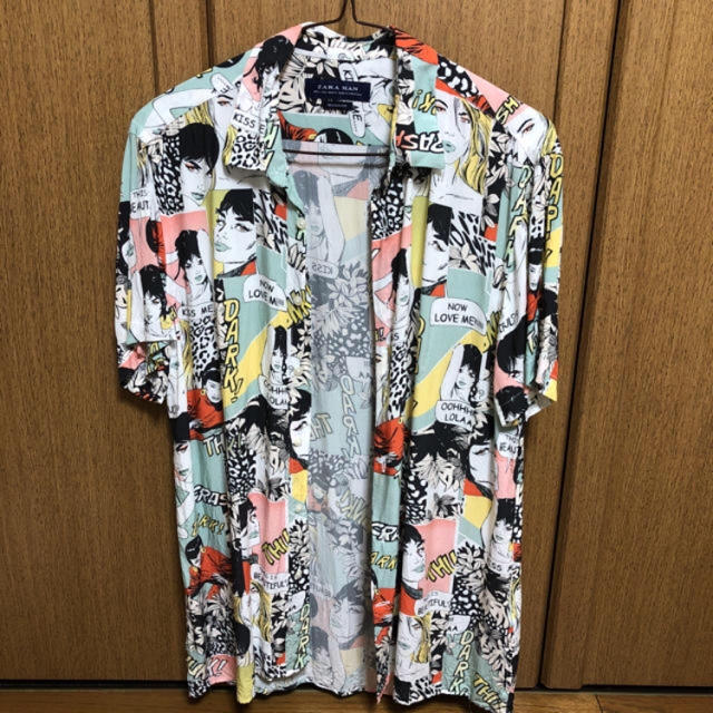 ZARA(ザラ)のZARA オープンカラーシャツ メンズのトップス(シャツ)の商品写真