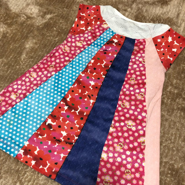 アンパンマン(アンパンマン)の【アンパンマン】ワンピース 女の子 120 ㎝ キッズ/ベビー/マタニティのキッズ服女の子用(90cm~)(ワンピース)の商品写真