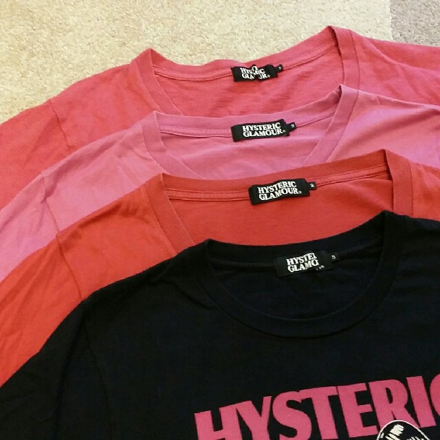 HYSTERIC GLAMOUR(ヒステリックグラマー)のヒステリックグラマー 半袖Tシャツ Ｓサイズ メンズ4枚 メンズのトップス(Tシャツ/カットソー(半袖/袖なし))の商品写真