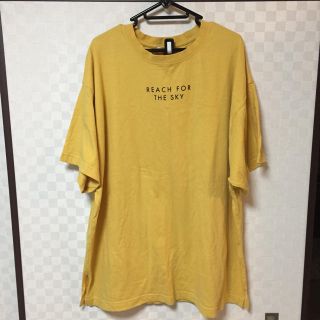 フリーズマート(FREE'S MART)のTシャツ フリーサイズ イエロー マスタード オーバーサイズ ビッグシルエット (Tシャツ(半袖/袖なし))